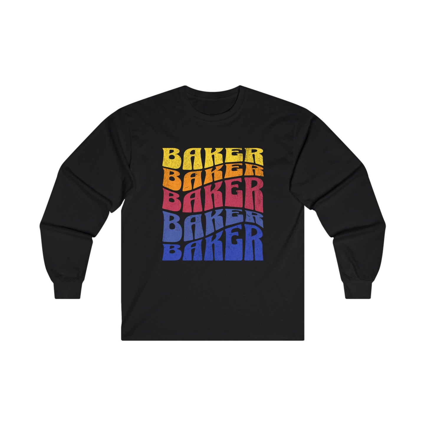 Ombré Baker Long Sleeve Tee