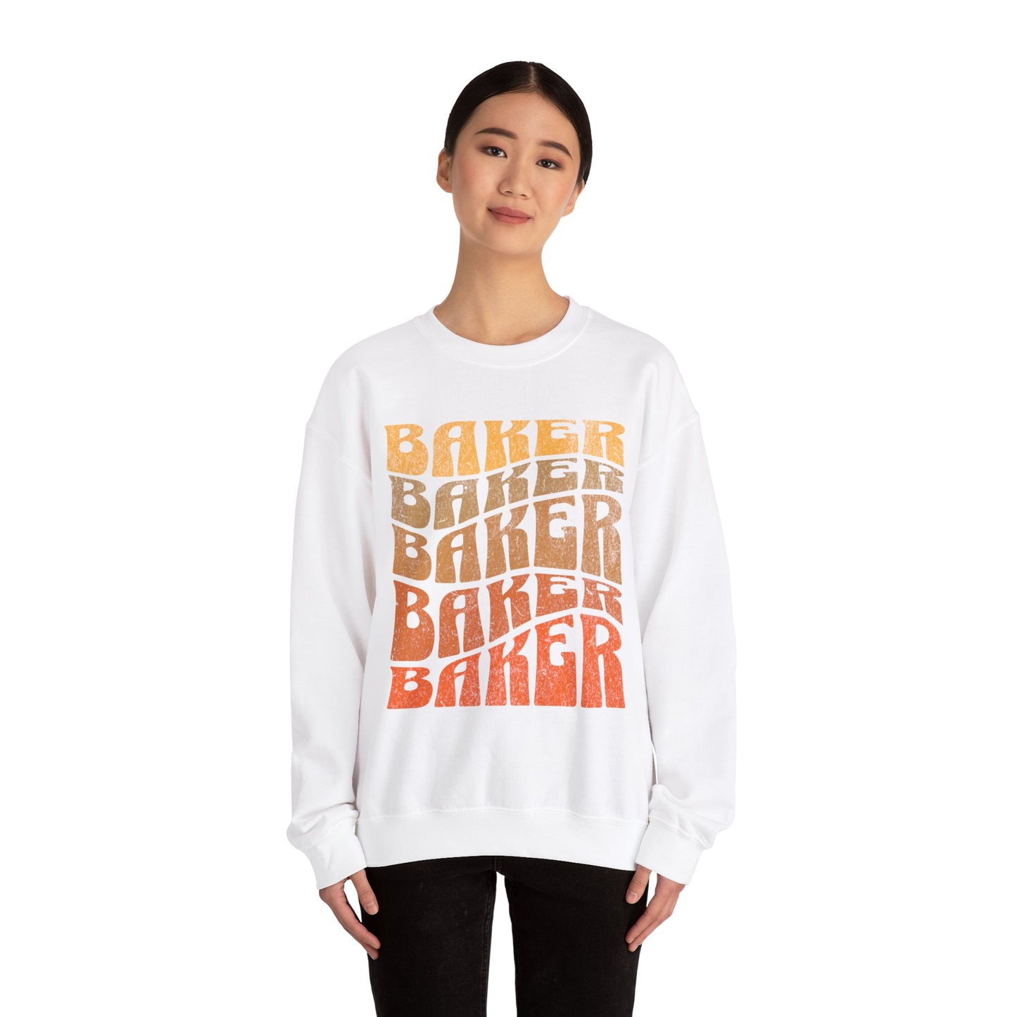 Ombré Baker (Orange) Crewneck Sweatshirt