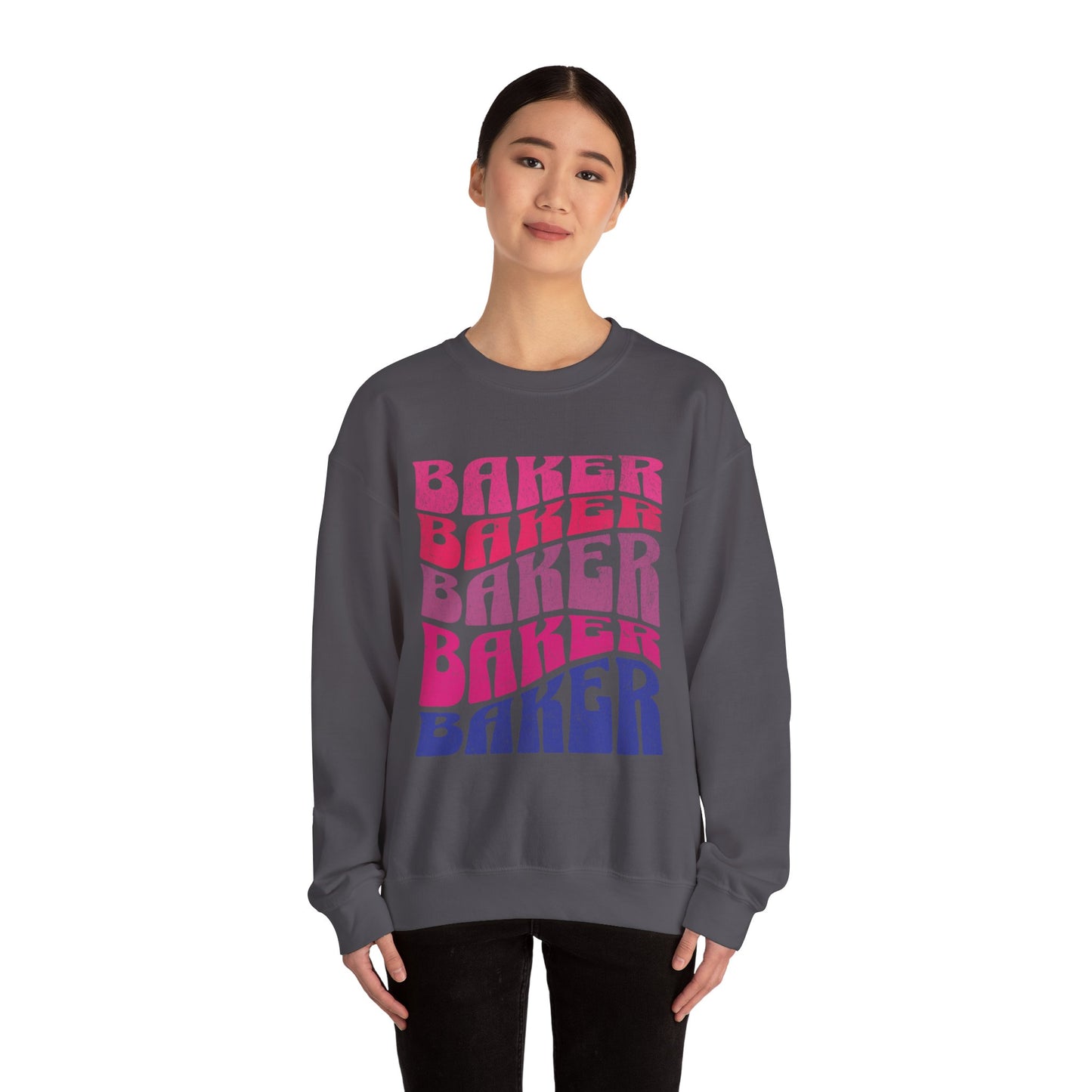 Ombré Baker (Pink) Crewneck Sweatshirt