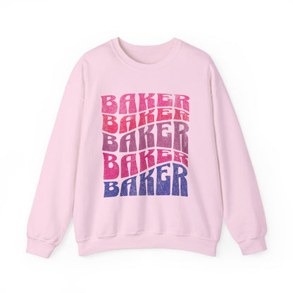 Ombré Baker (Pink) Crewneck Sweatshirt