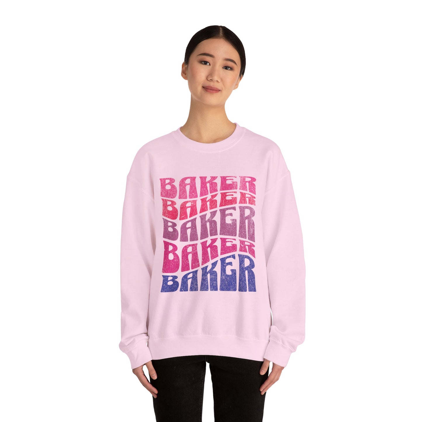 Ombré Baker (Pink) Crewneck Sweatshirt