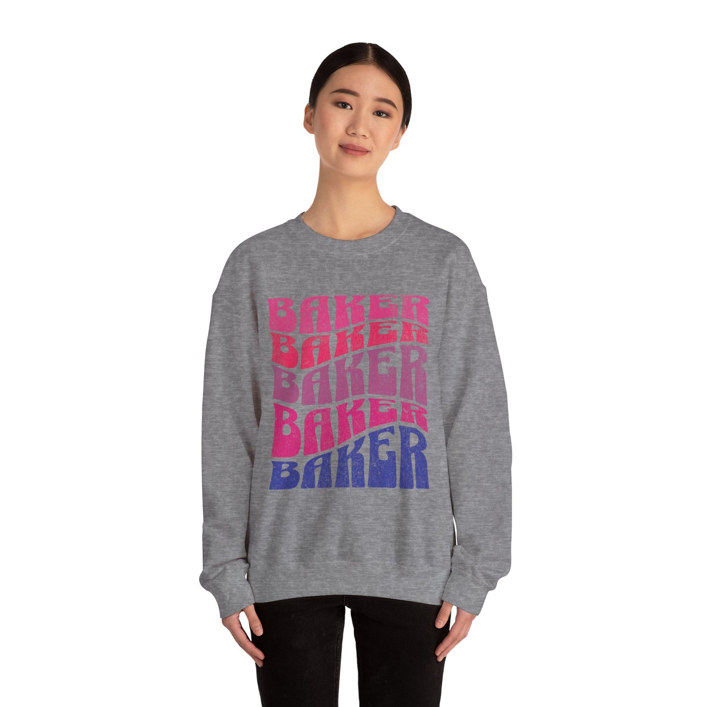 Ombré Baker (Pink) Crewneck Sweatshirt