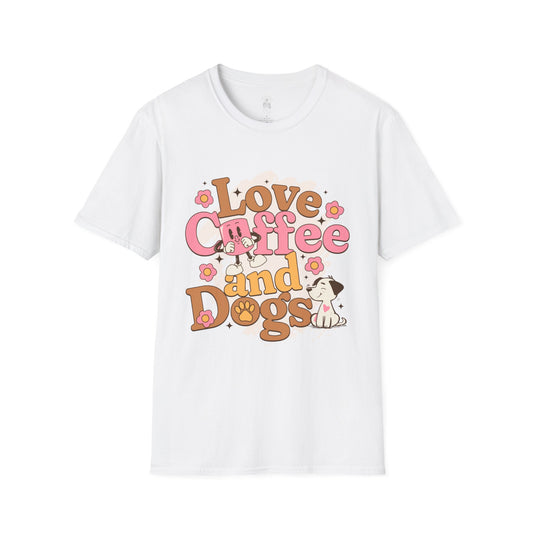 Love, Coffee, and Dogs Softstyle T-Shirt