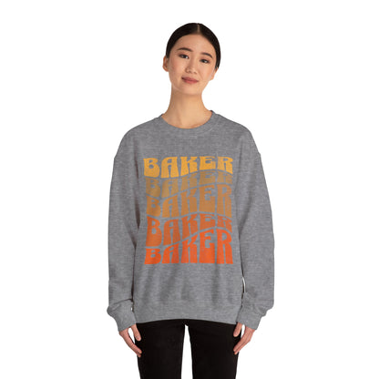 Ombré Baker (Orange) Crewneck Sweatshirt