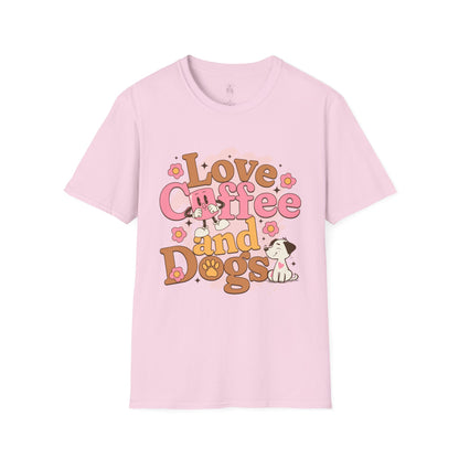 Love, Coffee, and Dogs Softstyle T-Shirt