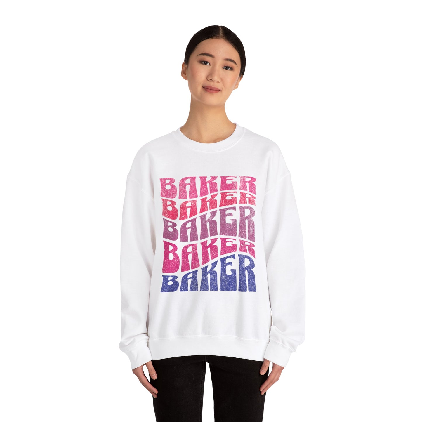 Ombré Baker (Pink) Crewneck Sweatshirt