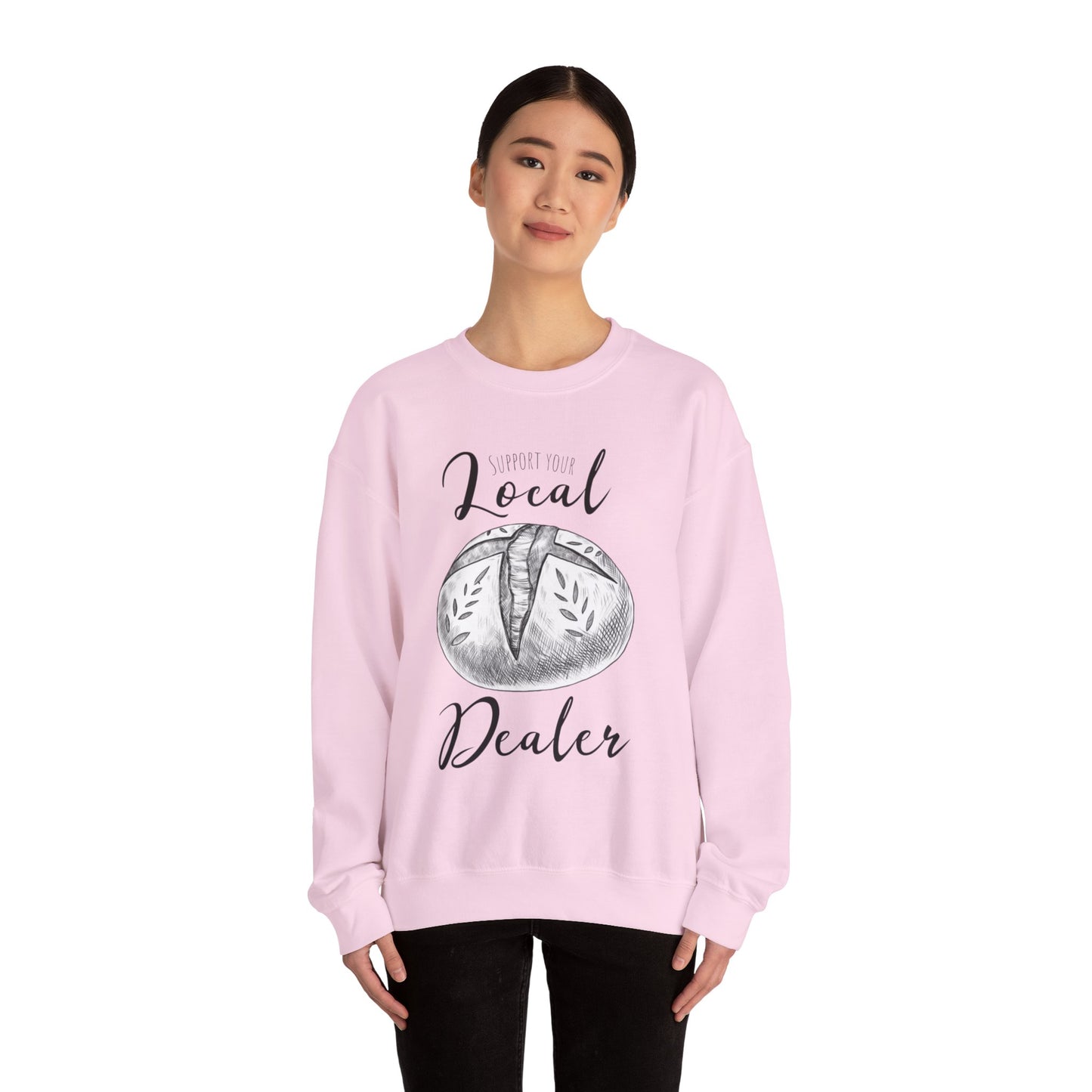 Support Your Local Dealer (Sourdough) Crewneck Sweatshirt