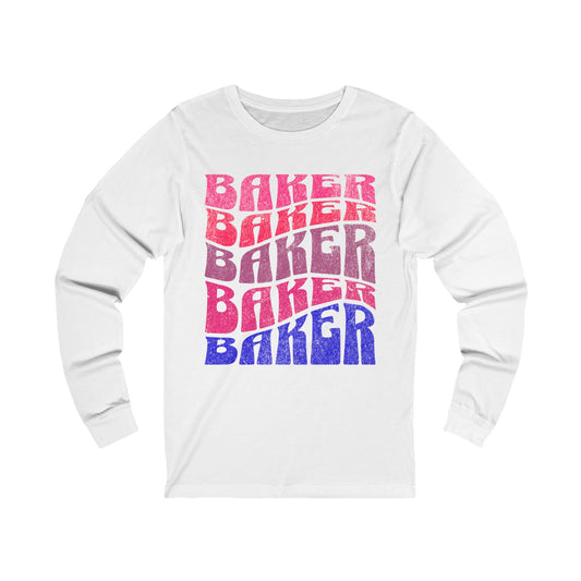 Ombré Baker (Pink) Long Sleeve Tee