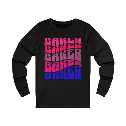 Ombré Baker (Pink) Long Sleeve Tee