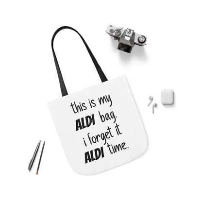 Aldi Canvas Tote Bag, 5-Color Straps