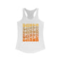 Ombré Baker (Orange)  Racerback Tank