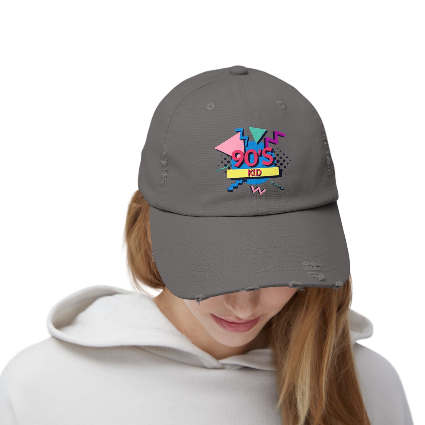 90s Kid Distressed Cap