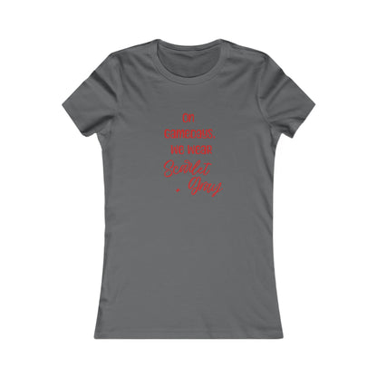 On Gamedays, We Wear Scarlet… Women's Tee