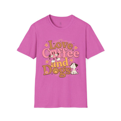 Love, Coffee, and Dogs Softstyle T-Shirt