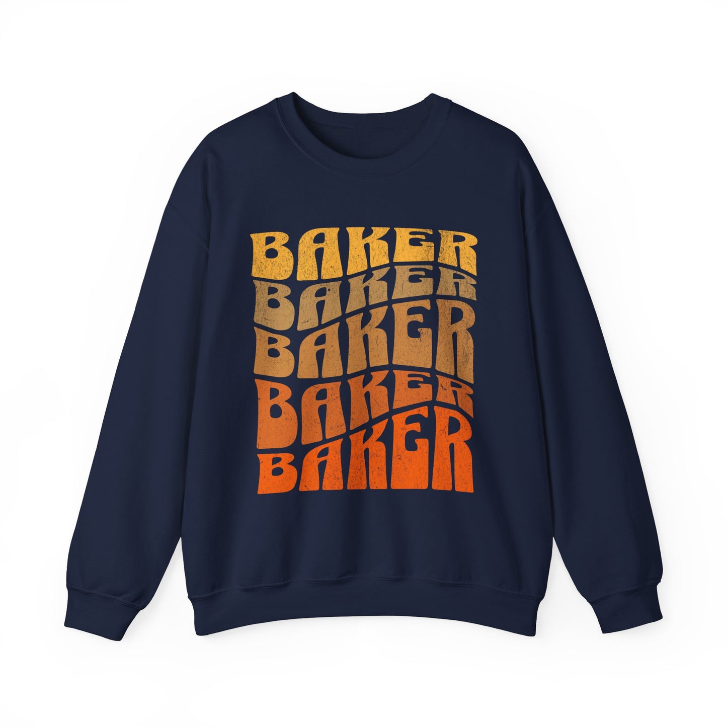 Ombré Baker (Orange) Crewneck Sweatshirt