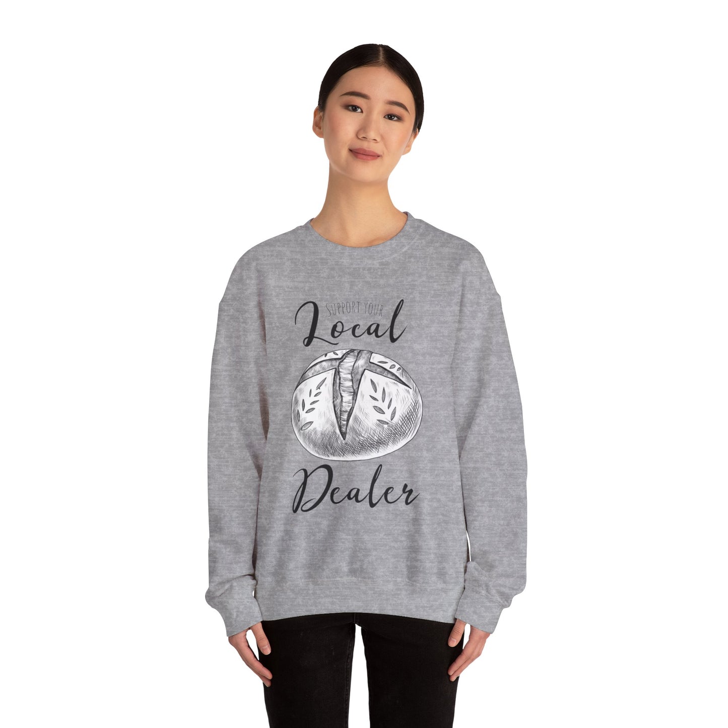 Support Your Local Dealer (Sourdough) Crewneck Sweatshirt