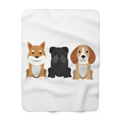 Man’s Best Friend Sherpa Fleece Blanket