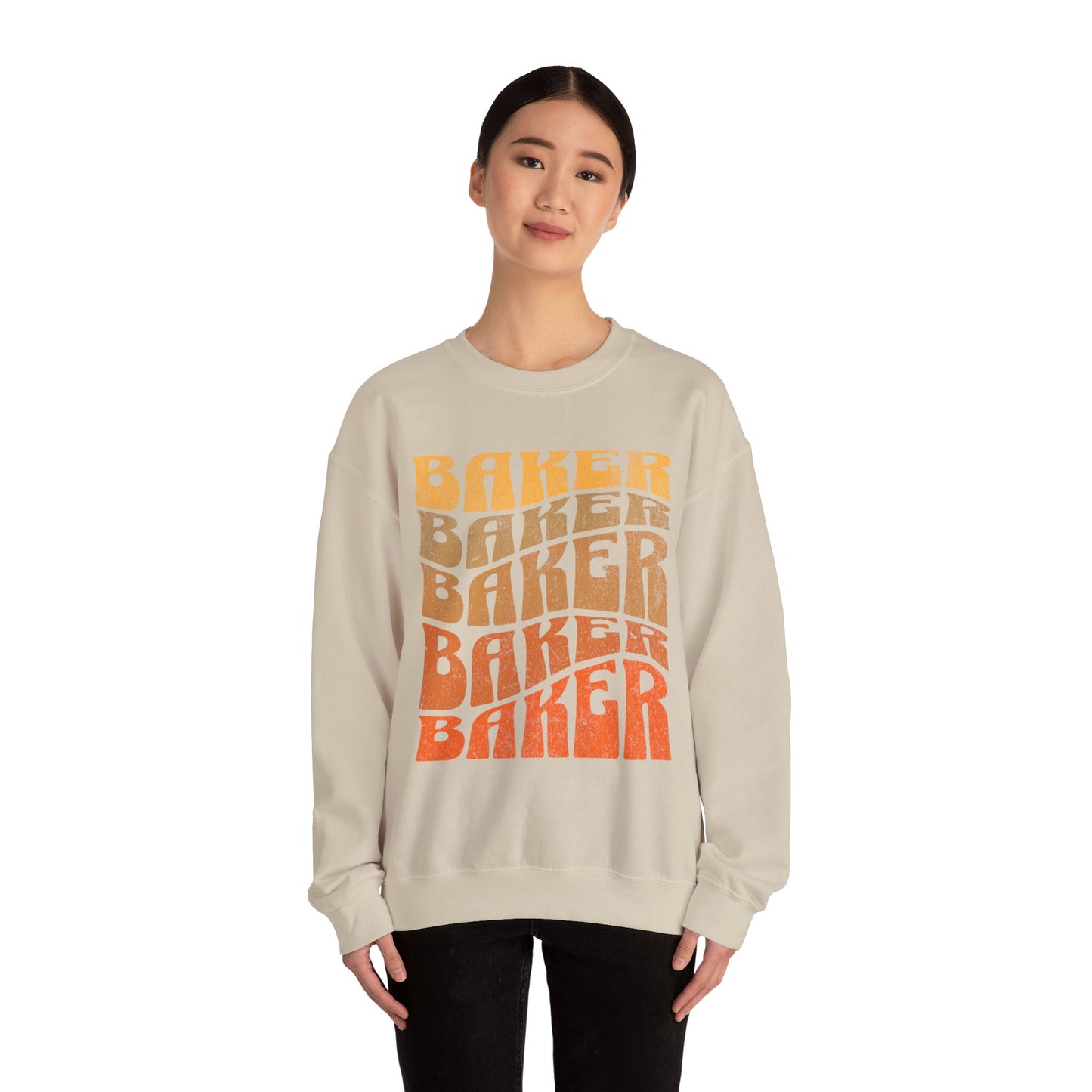 Ombré Baker (Orange) Crewneck Sweatshirt