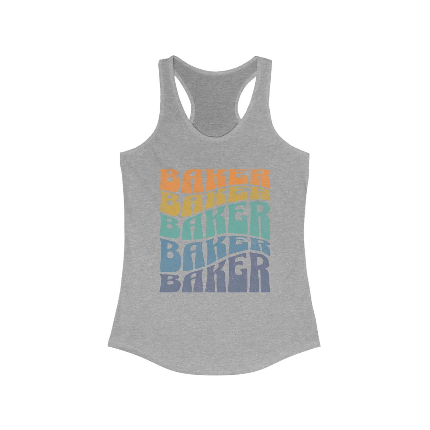 Ombré Baker (Rainbow)  Racerback Tank