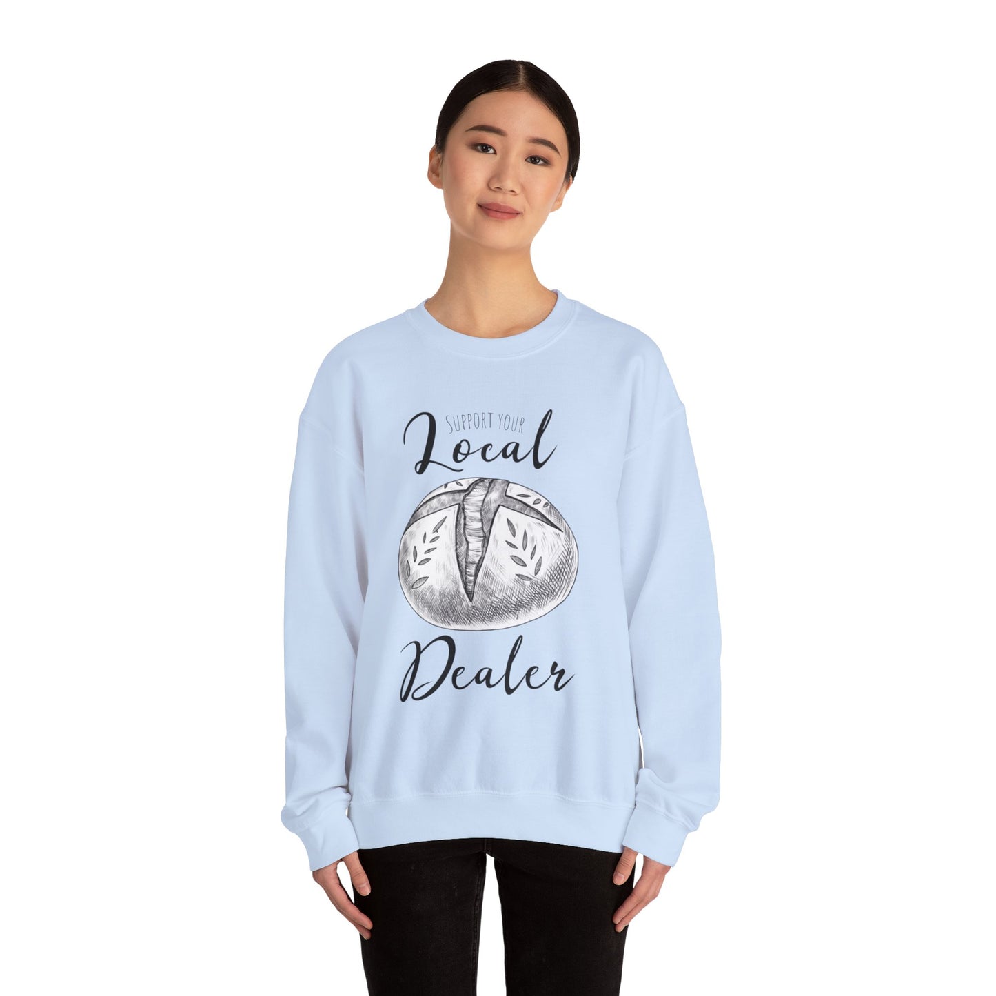 Support Your Local Dealer (Sourdough) Crewneck Sweatshirt