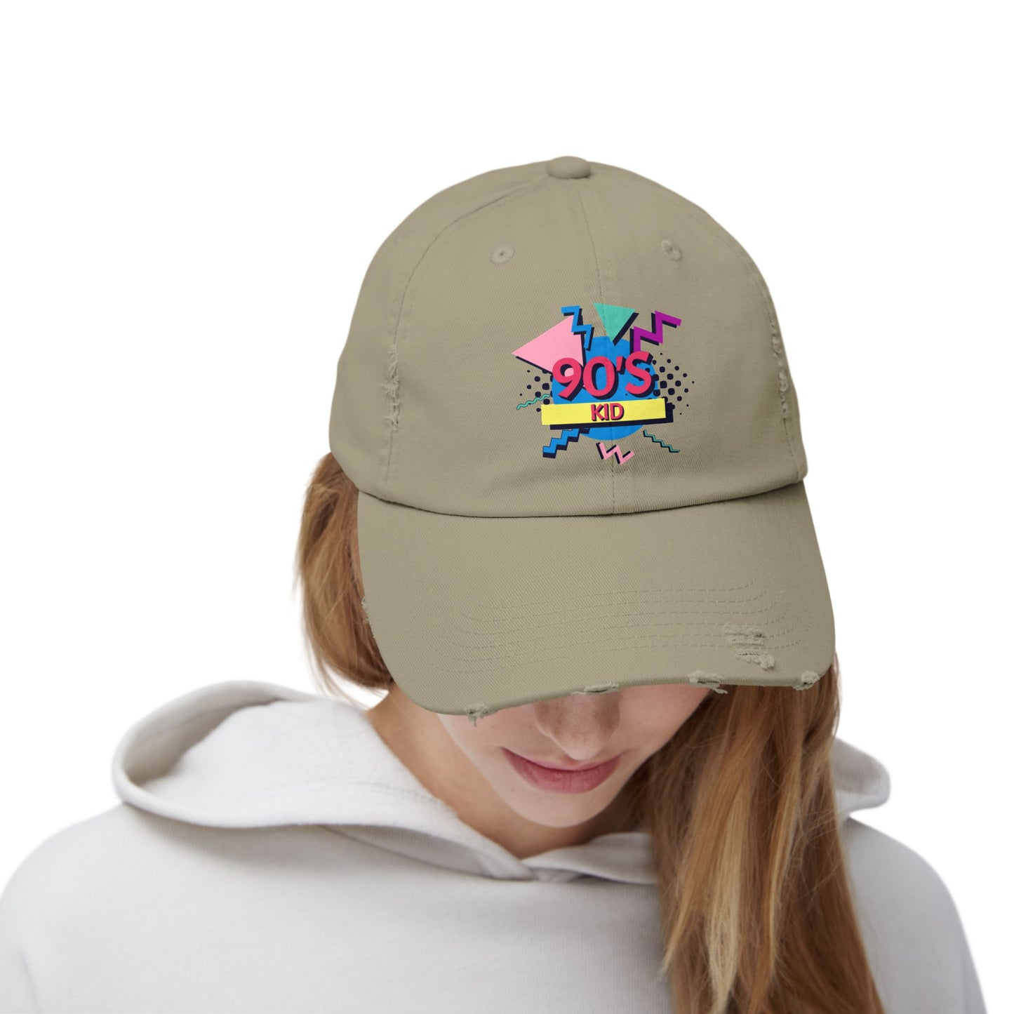 90s Kid Distressed Cap