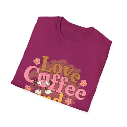 Love, Coffee, and Dogs Softstyle T-Shirt