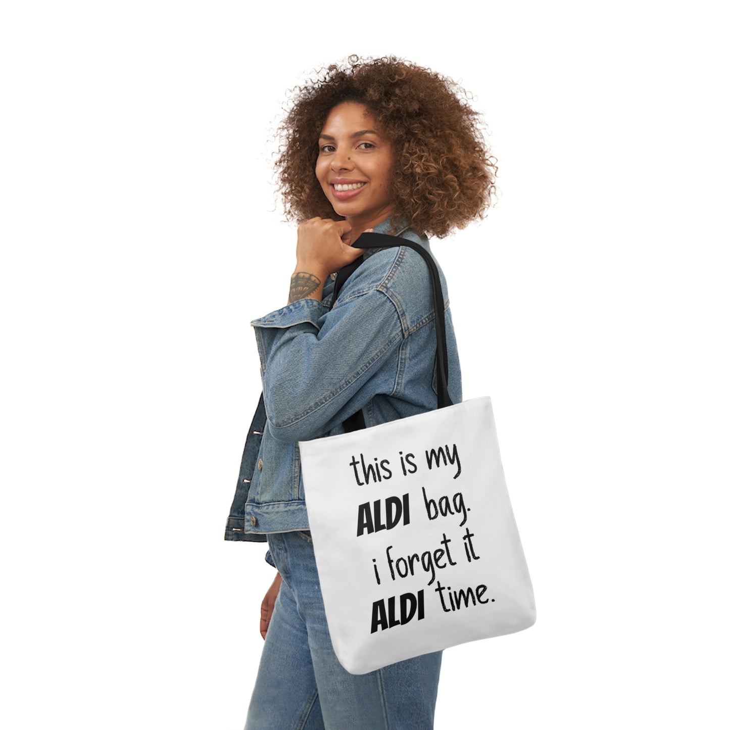 Aldi Canvas Tote Bag, 5-Color Straps