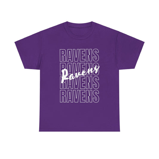 Ravens Repeat Tee (White)