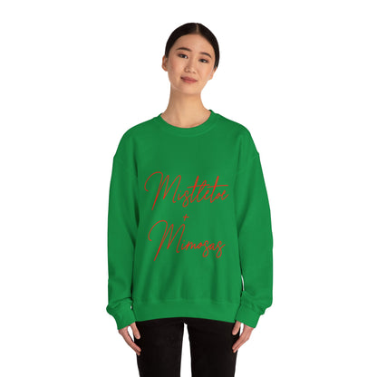 Mistletoe + Mimosas Crewneck Sweatshirt