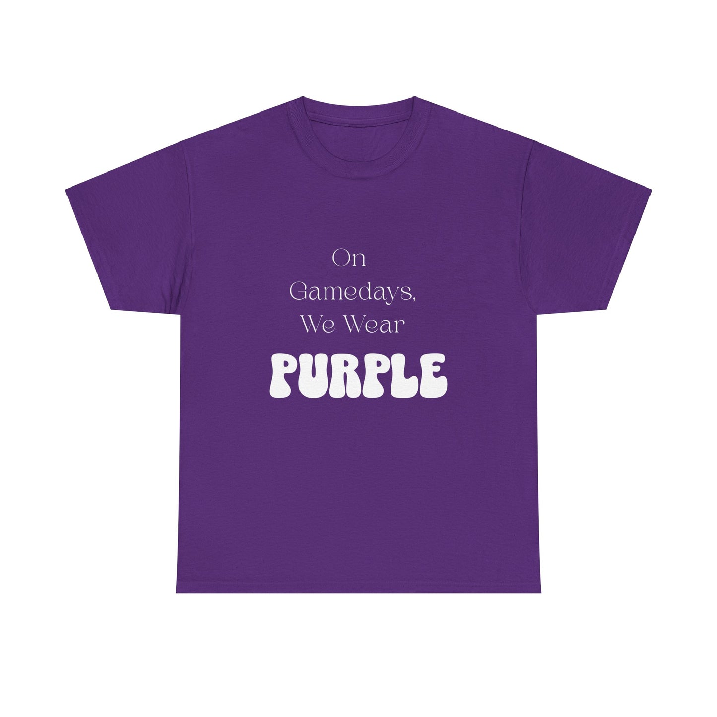 On Gamedays, We Wear Purple… Tee