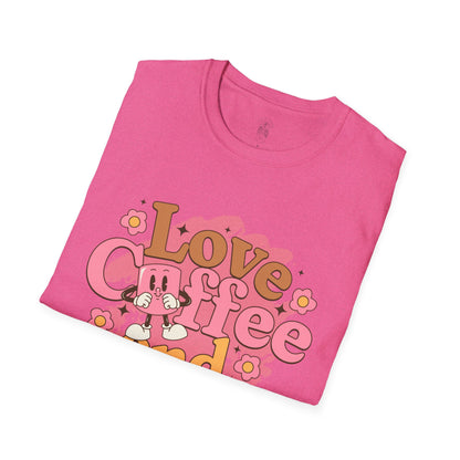 Love, Coffee, and Dogs Softstyle T-Shirt