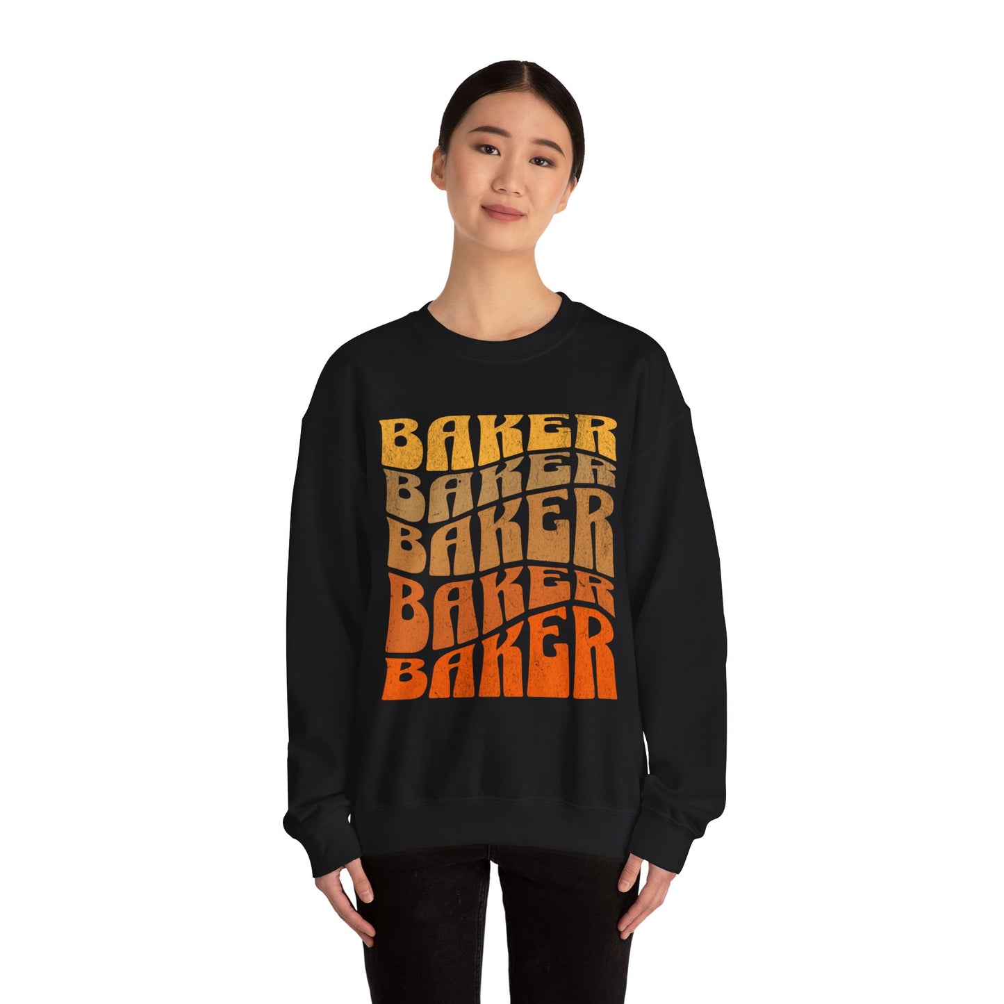 Ombré Baker (Orange) Crewneck Sweatshirt