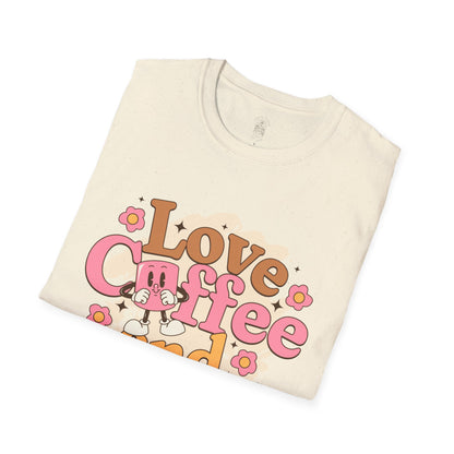 Love, Coffee, and Dogs Softstyle T-Shirt