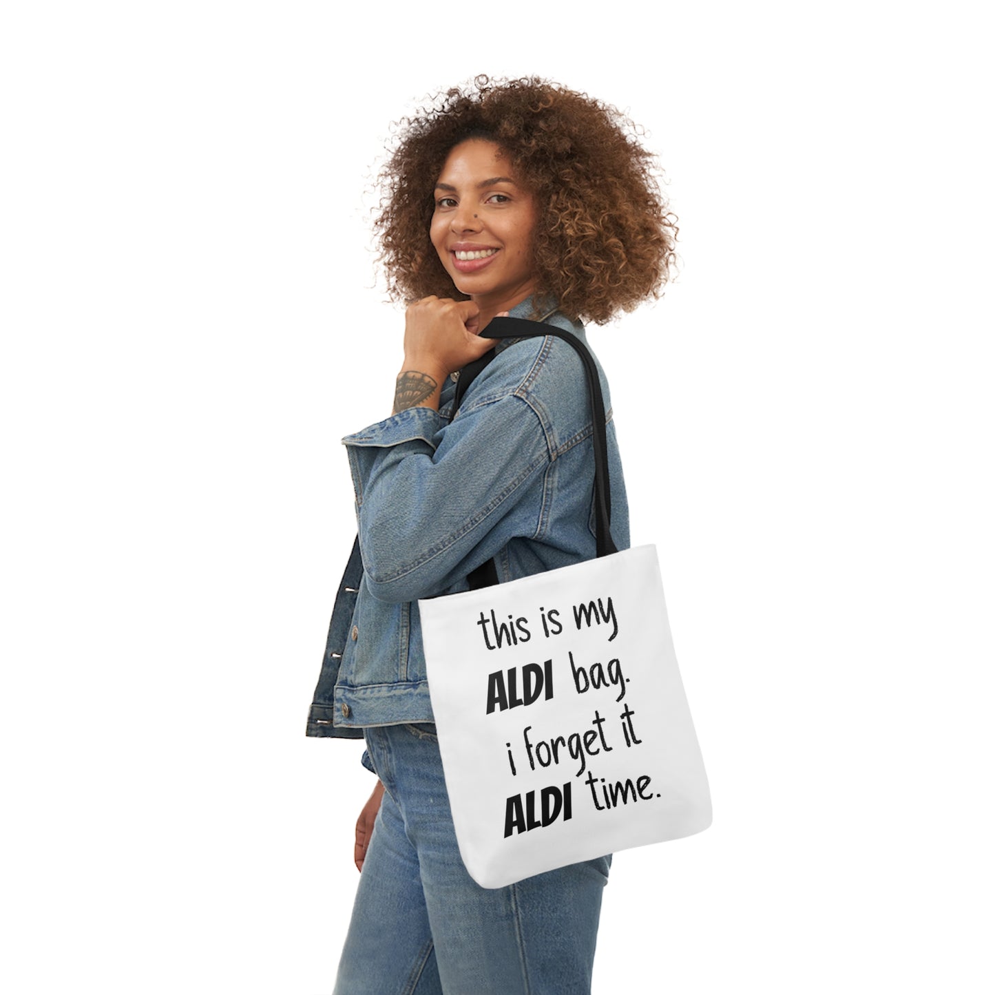 Aldi Canvas Tote Bag, 5-Color Straps