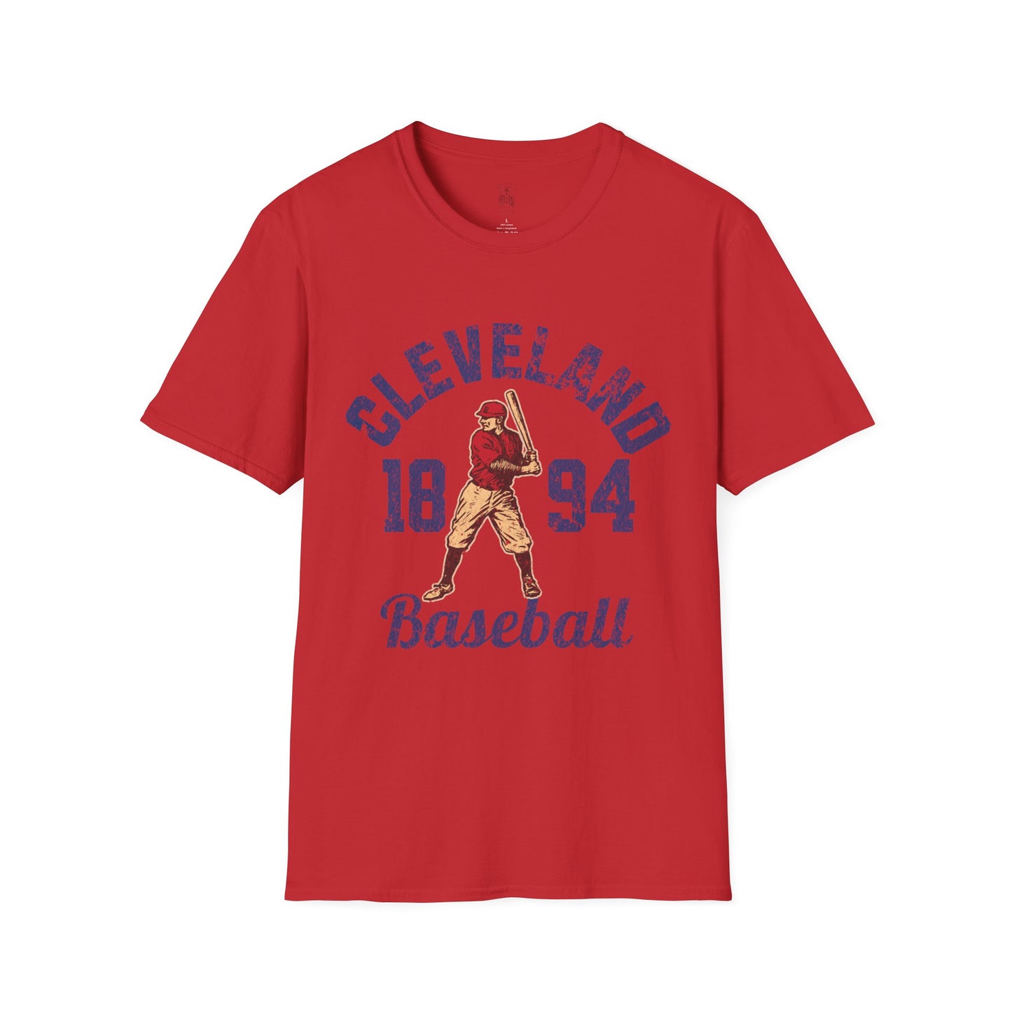 Vintage Cleveland Baseball Unisex Softstyle T-Shirt