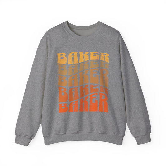 Ombré Baker (Orange) Crewneck Sweatshirt