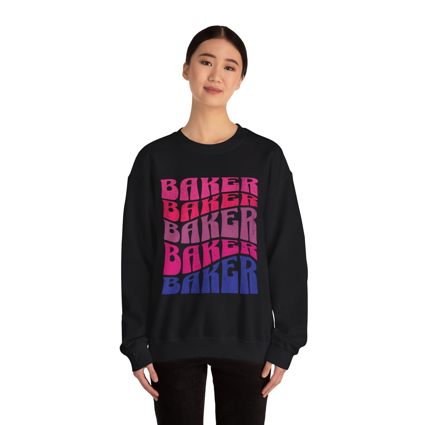 Ombré Baker (Pink) Crewneck Sweatshirt