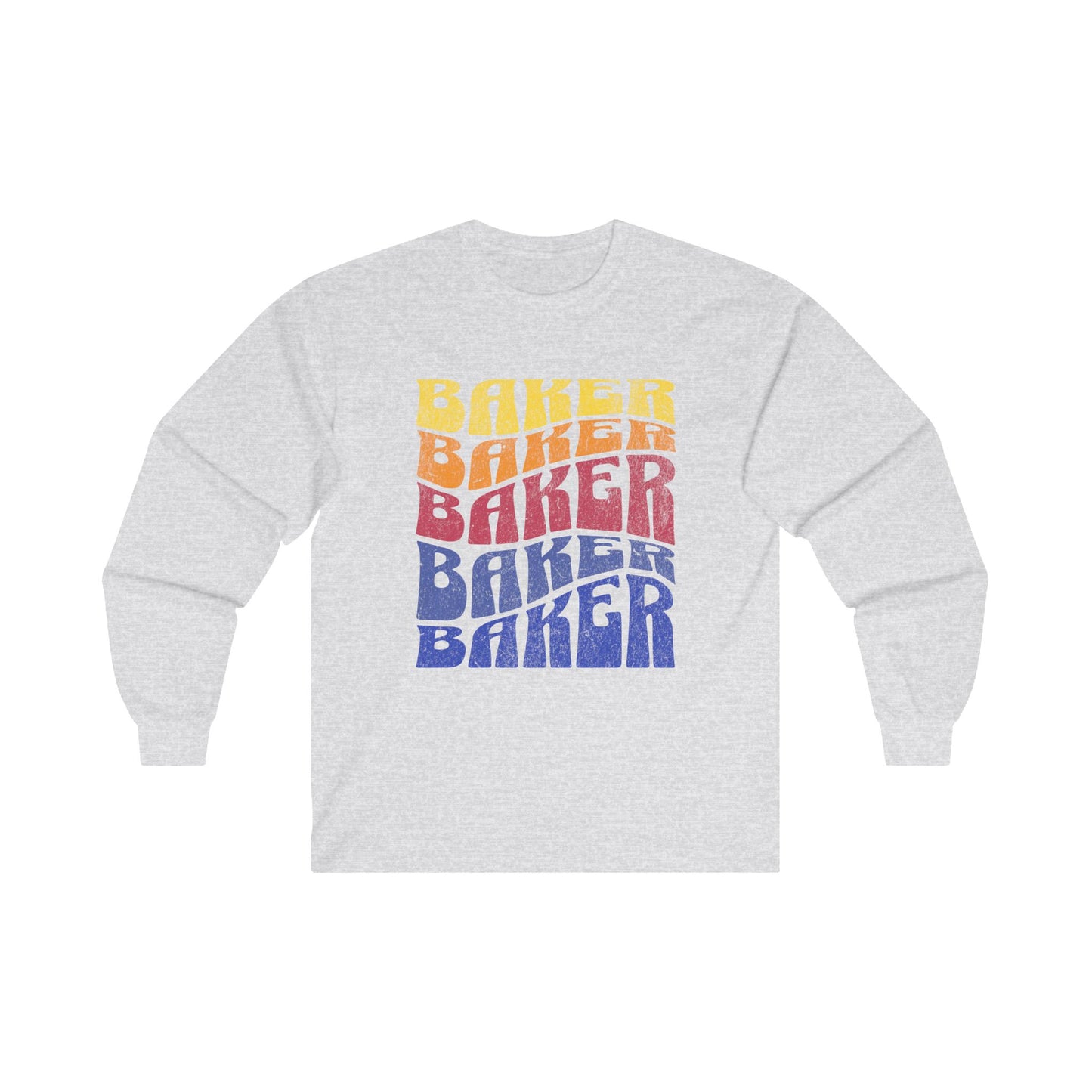 Ombré Baker Long Sleeve Tee