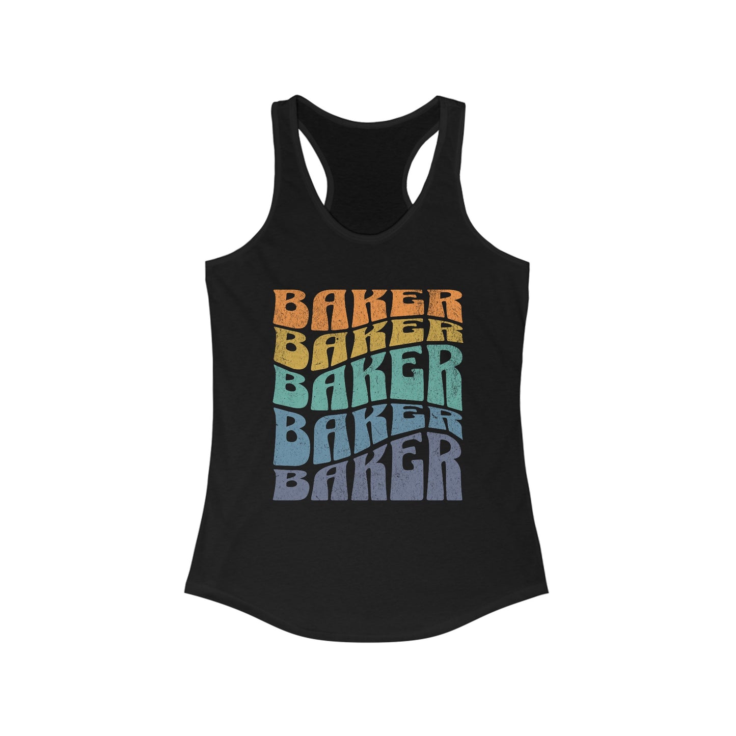 Ombré Baker (Rainbow)  Racerback Tank