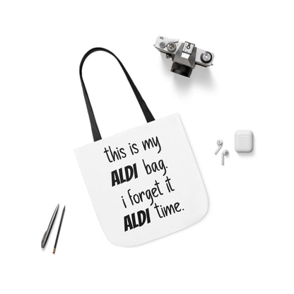 Aldi Canvas Tote Bag, 5-Color Straps