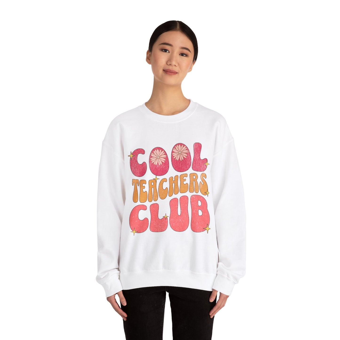 Cool Teacher Club Crewneck Sweatshirt